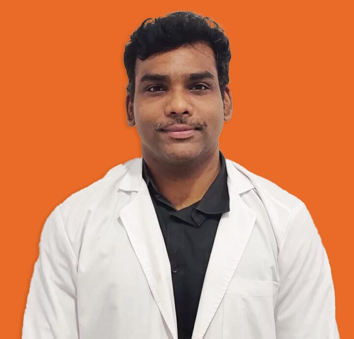 Image of Dr. B. Praveen Revu, the best nephrologist in Amalapuram, expert in dialysis, renal transplantation, CKD, AKI, hypertension, and nephrotic syndrome working at MedUnited Hospitals