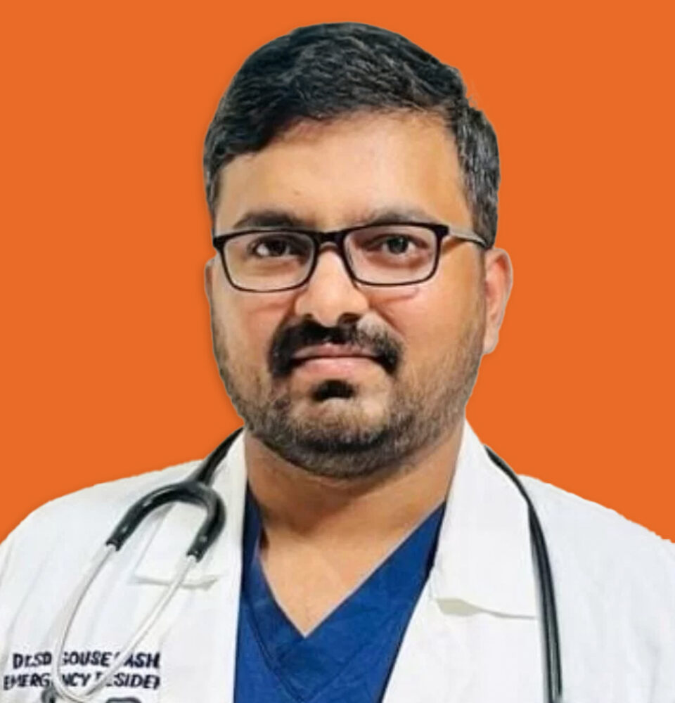 Image of Dr. Syed Gouse Basha who is the best emergency medicine specialist doctor at MedUnited Hospitals in Amalapuram