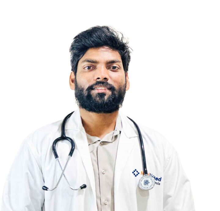 Image of Dr. Sudheer. N, the best surgical gastroenterologist in Amalapuram, expert in GI cancer, liver, laparoscopic, and obesity surgeries at MedUnited Hospitals