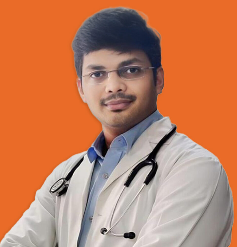 Image of Dr. Moganti Rajesh, best endocrinologist in Palakollu, specializing in diabetes, thyroid, and hormonal care at MedUnited Hospitals.